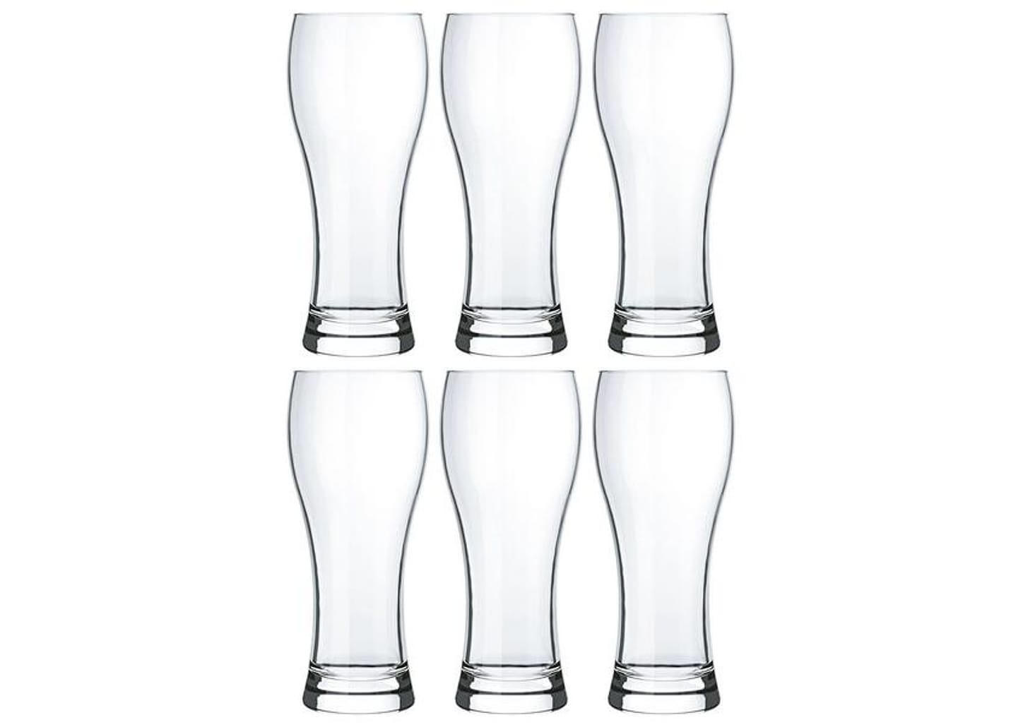Jogo de Copos de Vidro Joinvile de Cerveja 300ml 6 Peças Nadir