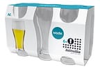 Jogo de Copos de Vidro Joinvile de Cerveja 300ml 6 Peças Nadir