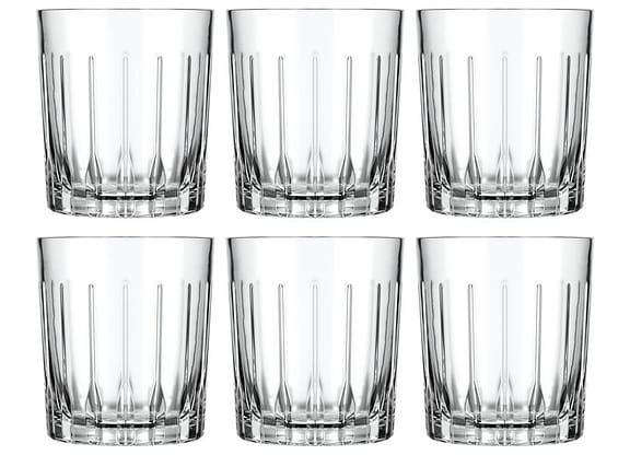 Jogo de Copos de Vidro Madrid 350ml 6 Peças Nadir