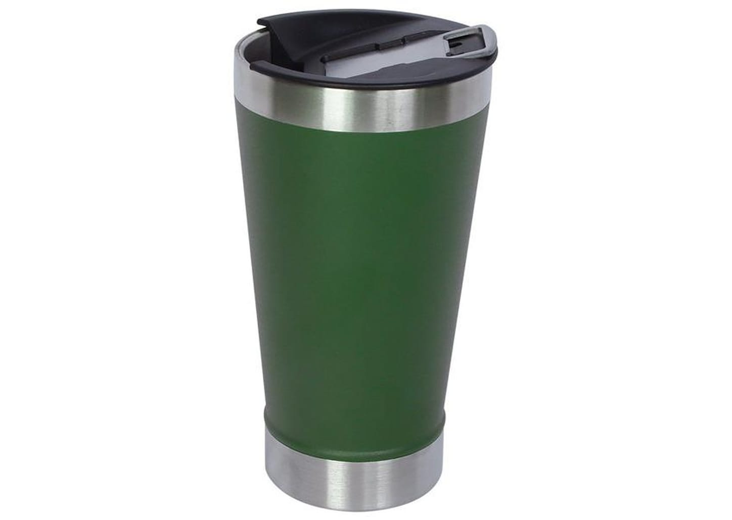 Copo Térmico Fratelli para Cerveja Premium Verde 400ml com Tampa e Abridor