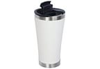 Copo Térmico Fratelli para Cerveja Premium Branco 400ml com Tampa e Abridor
