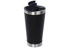 Copo Térmico Fratelli para Cerveja Premium Preto 400ml com Tampa e Abridor