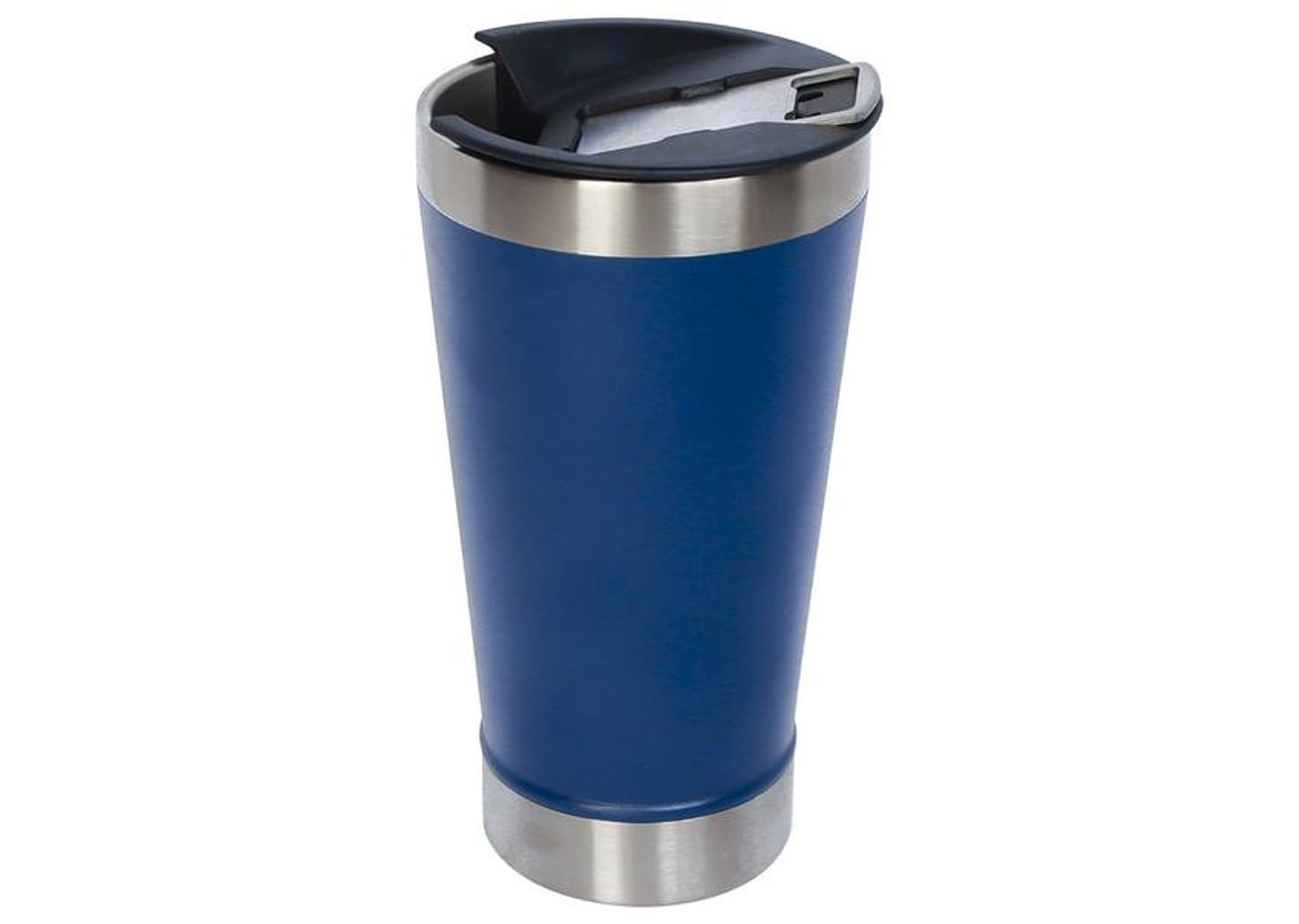 Copo Térmico Fratelli para Cerveja Premium Azul 400ml com Tampa e Abridor
