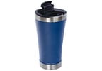 Copo Térmico Fratelli para Cerveja Premium Azul 400ml com Tampa e Abridor
