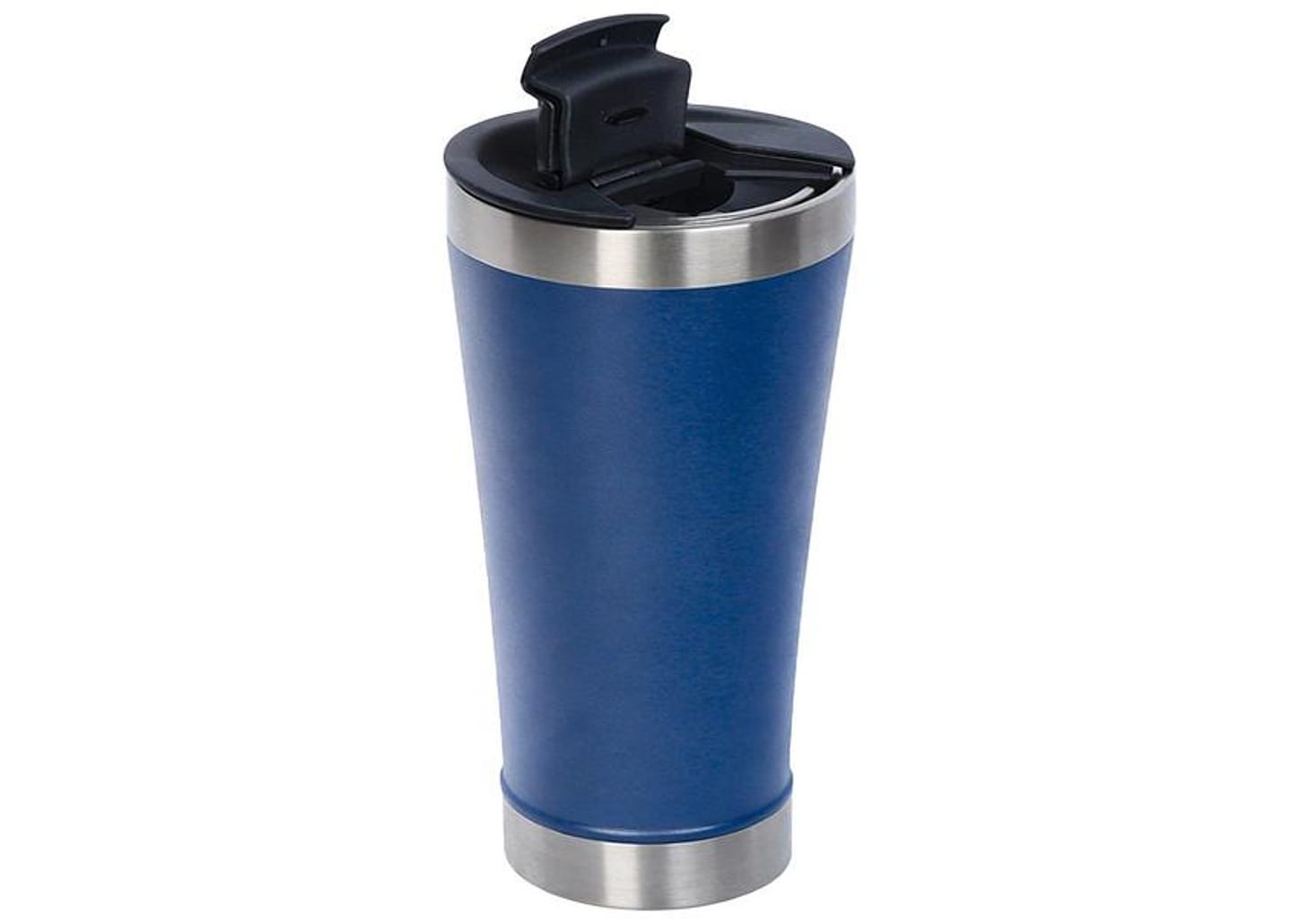 Copo Térmico Fratelli para Cerveja Premium Azul 400ml com Tampa e Abridor