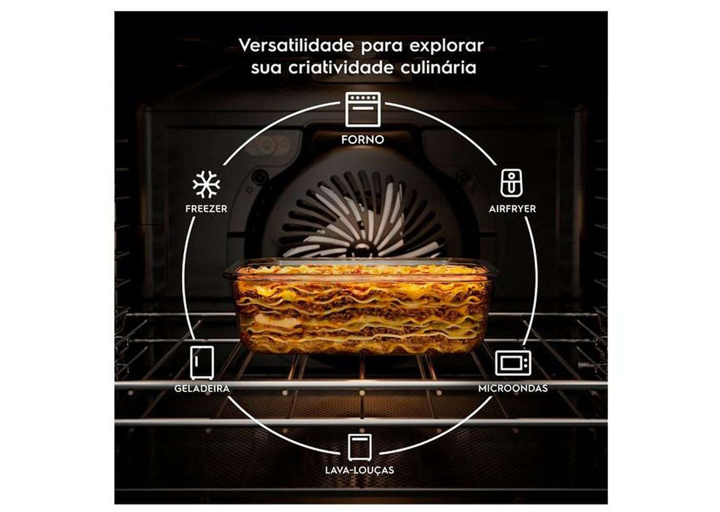 Jogo de Potes de Vidro Hermético Electrolux com Tampa Retangular 1,04L Experience 2 Peças