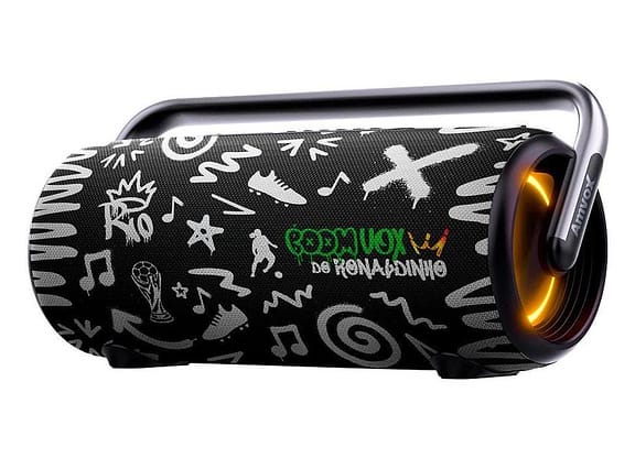 Caixa de Som Amplificada Bluetooth Amvox Boom Vox ACA 610W RMS USB