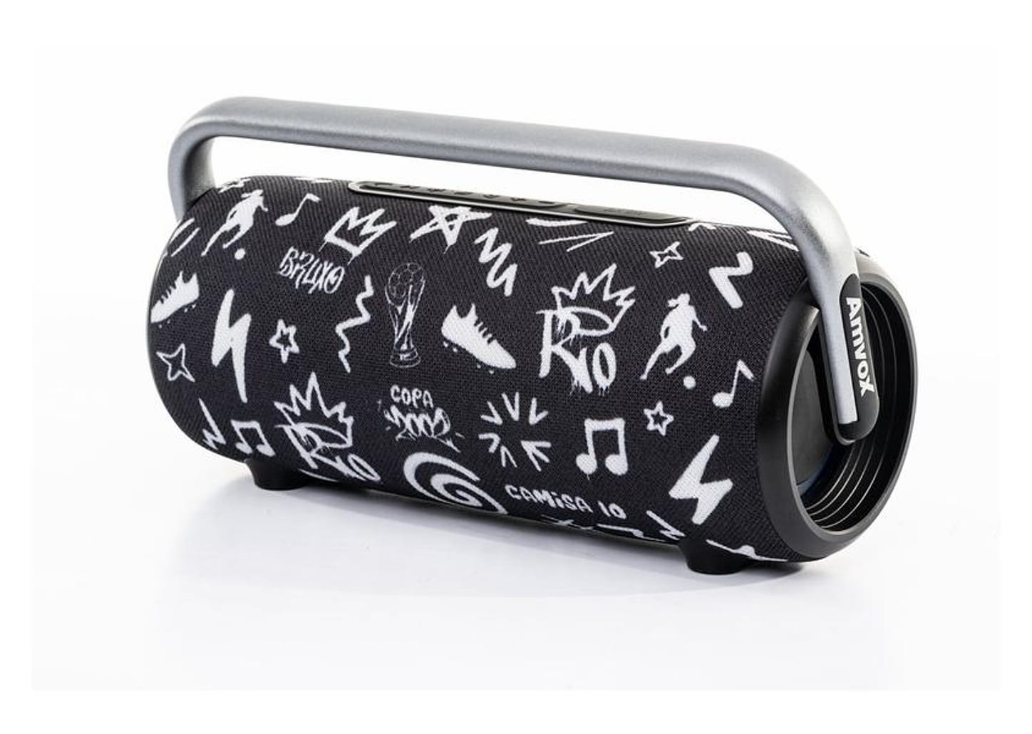 Caixa de Som Amplificada Bluetooth Amvox Boom Vox ACA 610W RMS USB