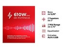 Caixa de Som Amplificada Bluetooth Amvox Boom Vox ACA 610W RMS USB