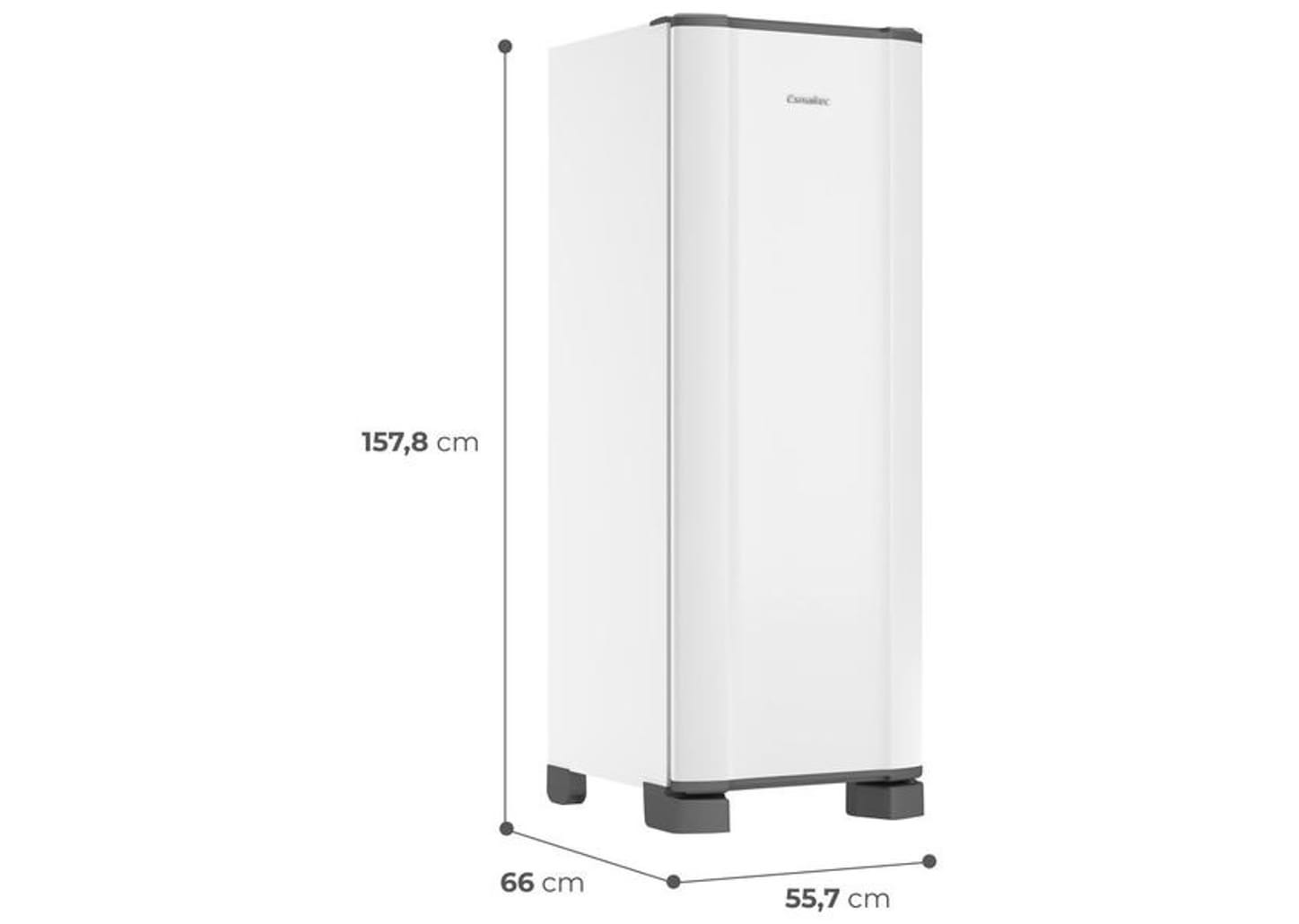Geladeira/Refrigerador Esmaltec Cycle Defrost 1 Porta Branco 291L ROC35 PRO