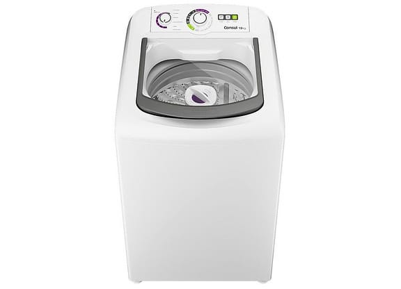 Lavadora de Roupas Consul 13kg Cesto Inox 16 Programas de Lavagem Branca CWH13AB