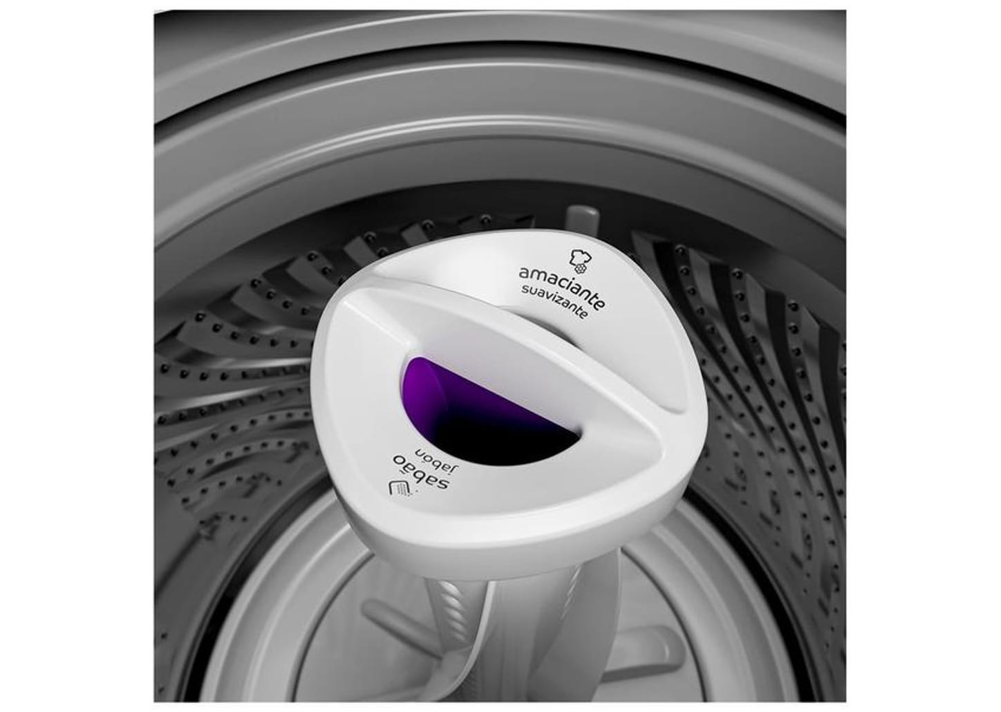 Lavadora de Roupas Consul 13kg Cesto Inox 16 Programas de Lavagem Branca CWH13AB