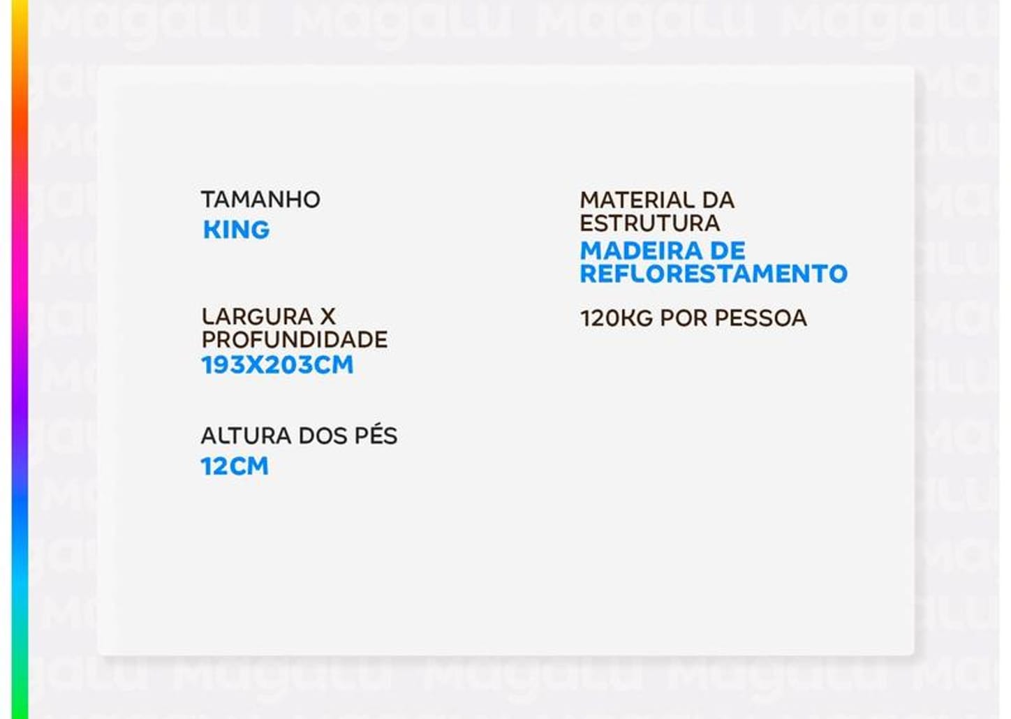 Base Cama Box King Gazin Bipartida 27x193x203cm Onix