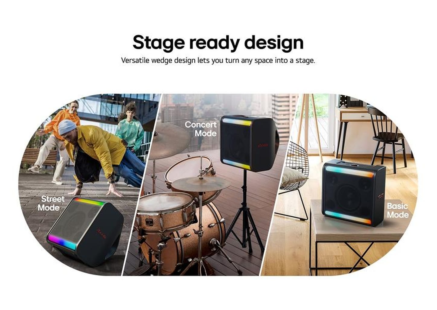 Caixa de Som LG Xboom by Will.i.am Stage301 Bluetooth Amplificada 120W USB