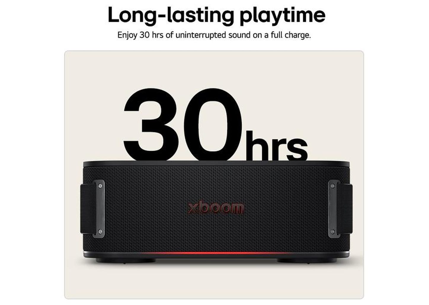 Caixa de Som LG Xboom by Will.i.am Bounce Bluetooth Amplificada Portátil 40W