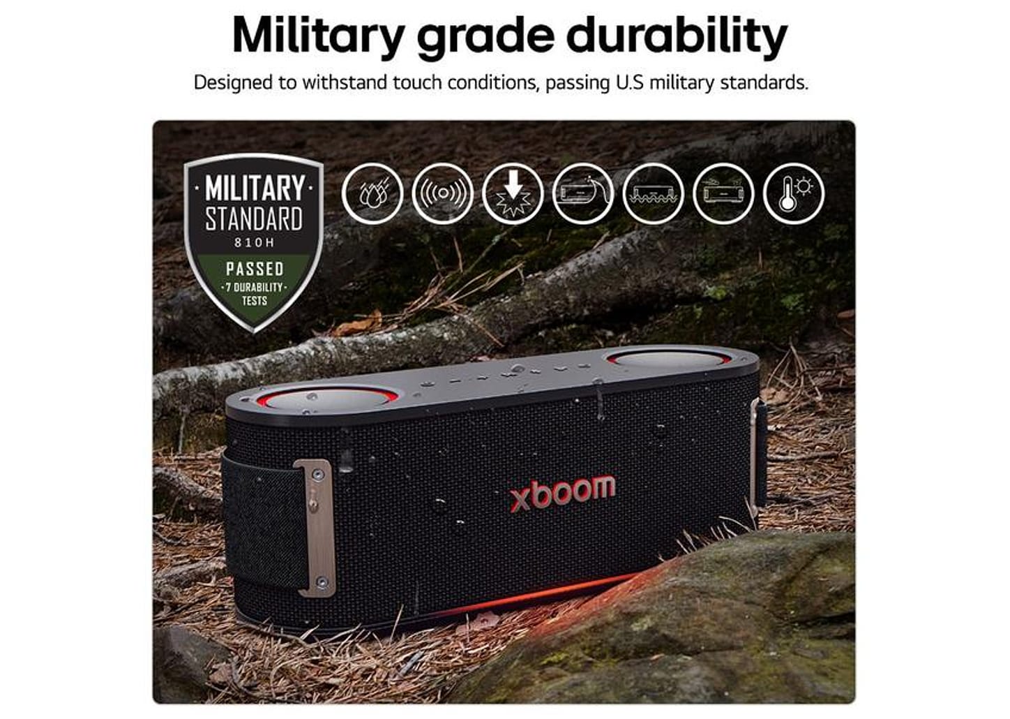 Caixa de Som LG Xboom by Will.i.am Bounce Bluetooth Amplificada Portátil 40W