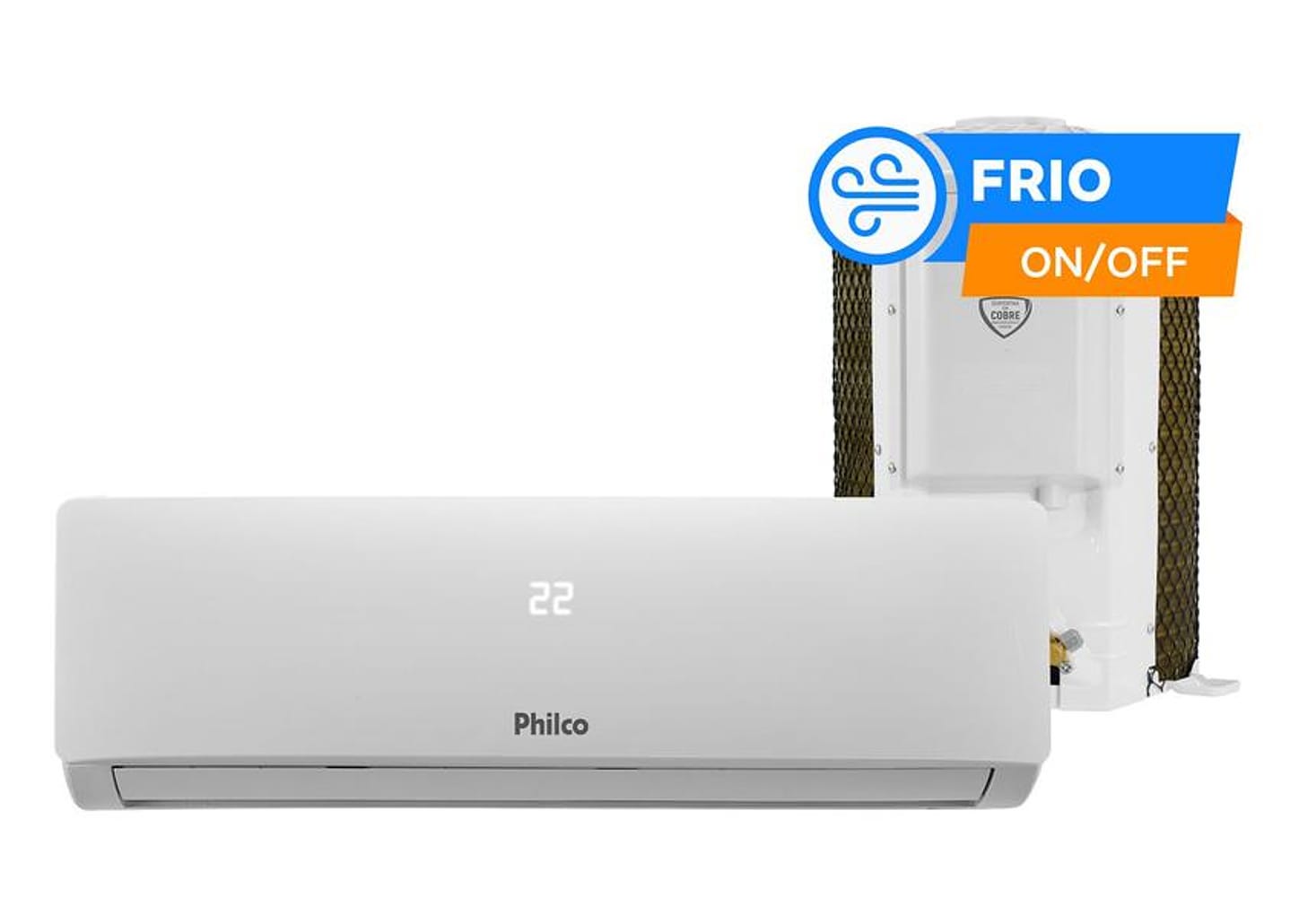 Ar-condicionado Split 12000 BTUs Philco Frio PAC12FI