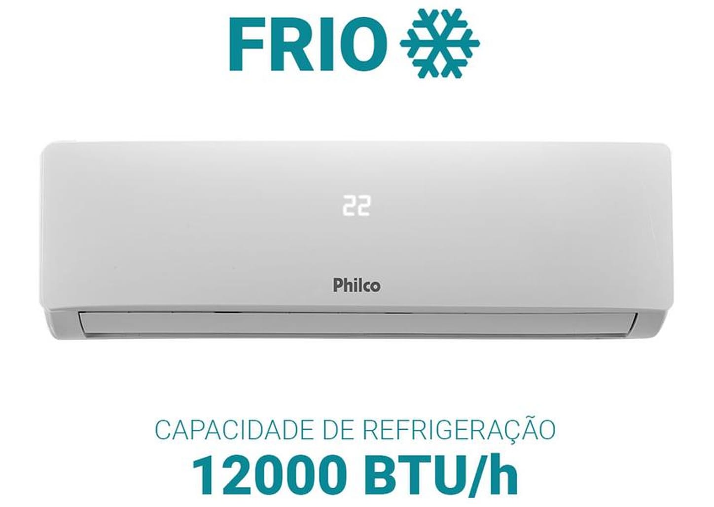 Ar-condicionado Split 12000 BTUs Philco Frio PAC12FI
