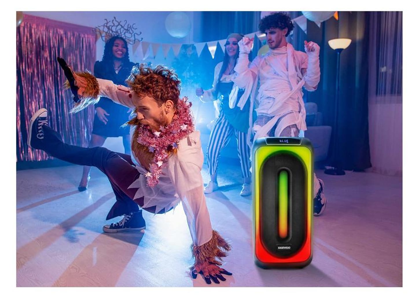 Caixa de Som Bright Audio DW 815 Bluetooth Amplificada Portátil 600W USB