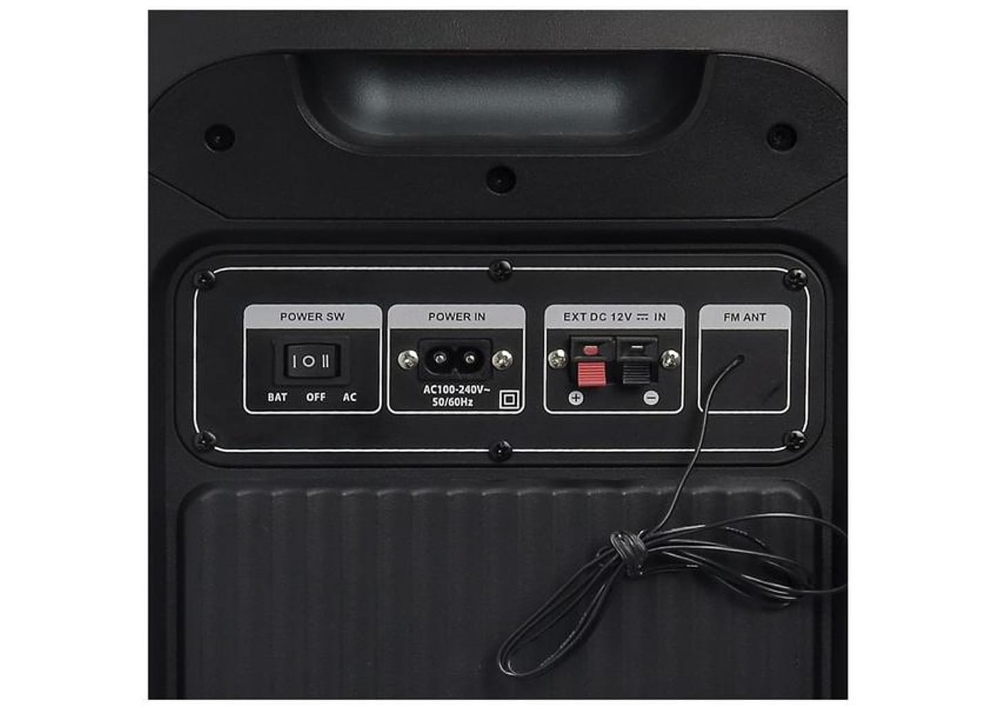 Caixa de Som Bright Audio DW 2000 Bluetooth Amplificada Portátil 1200W USB