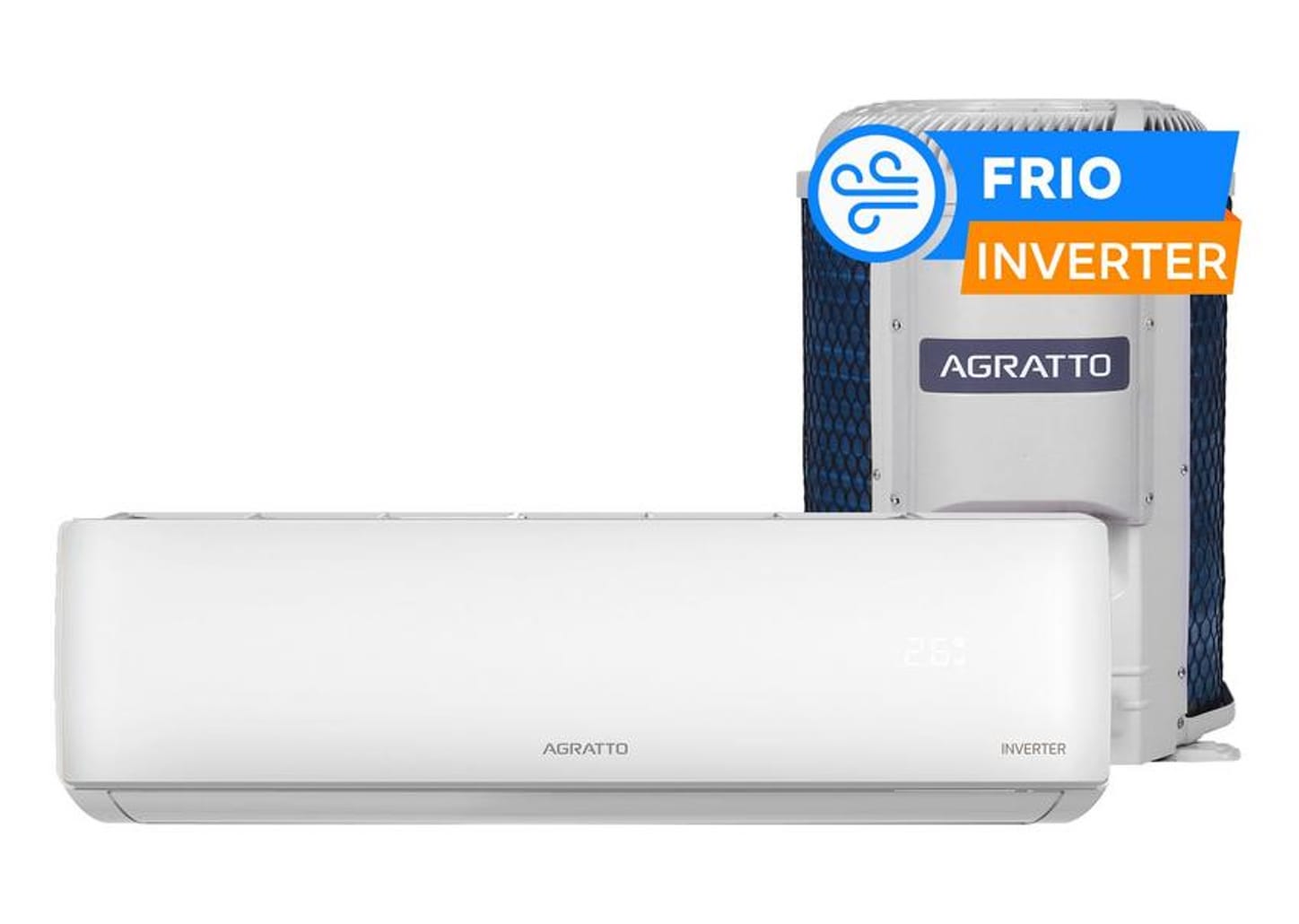 Ar-condicionado Split 9.000 BTUs Agratto Inverter Frio 19502E