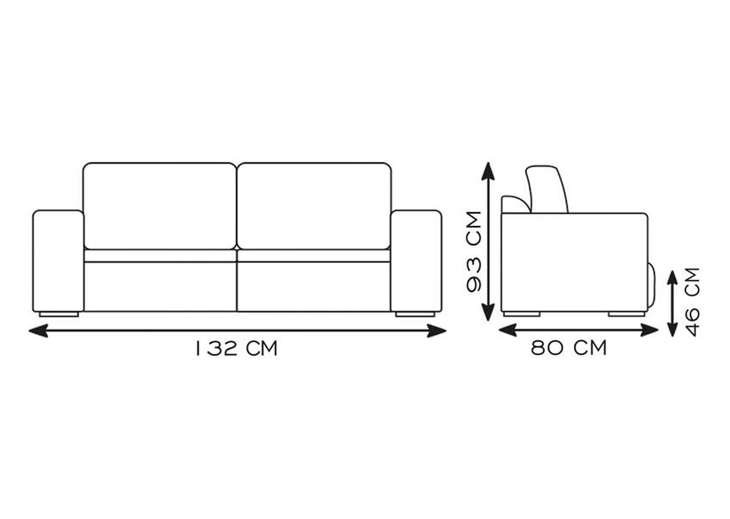 Conjunto de Sofás 2 e 3 Lugares Viena Plus SMP