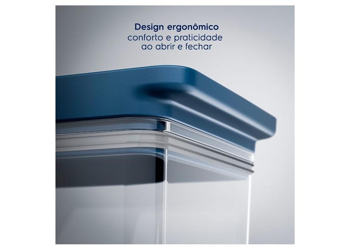 Jogo de Porta-Mantimentos Herméticos Retangulares Electrolux Experience 6 Peças