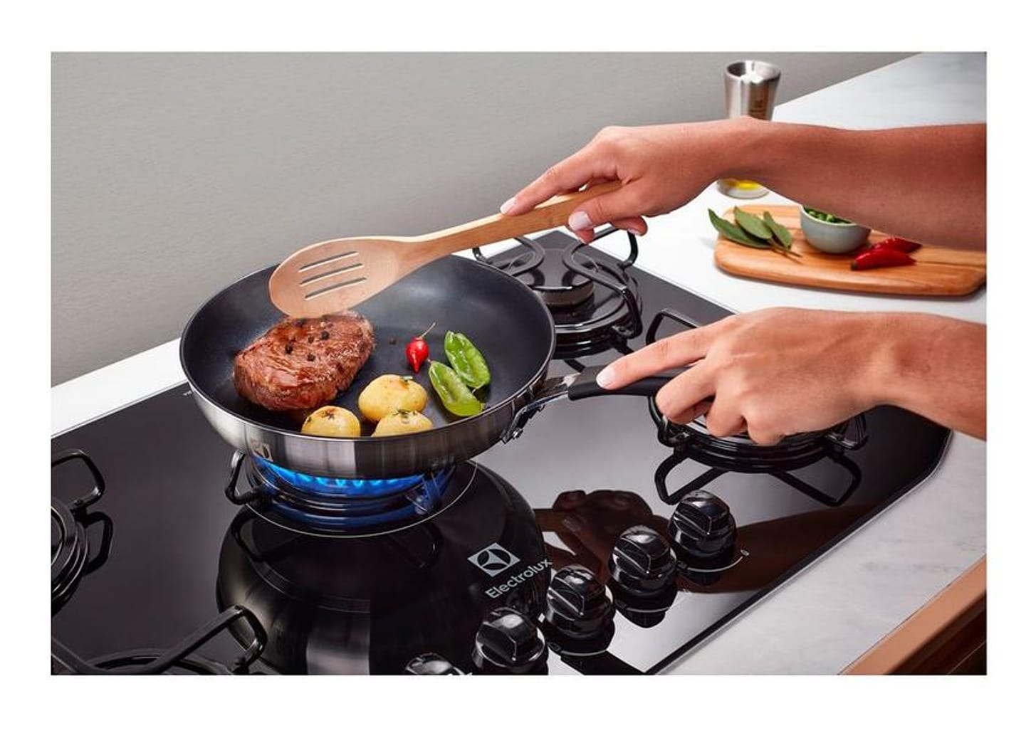 Frigideira Antiaderente Electrolux Inox 41044561