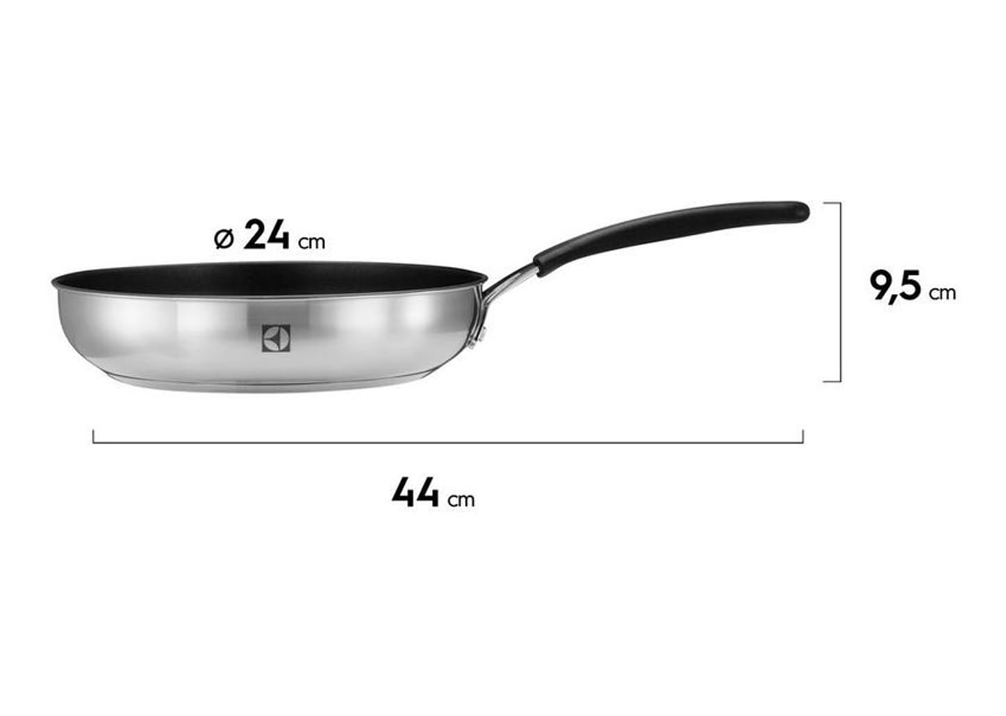 Frigideira Antiaderente Electrolux Inox 41044561