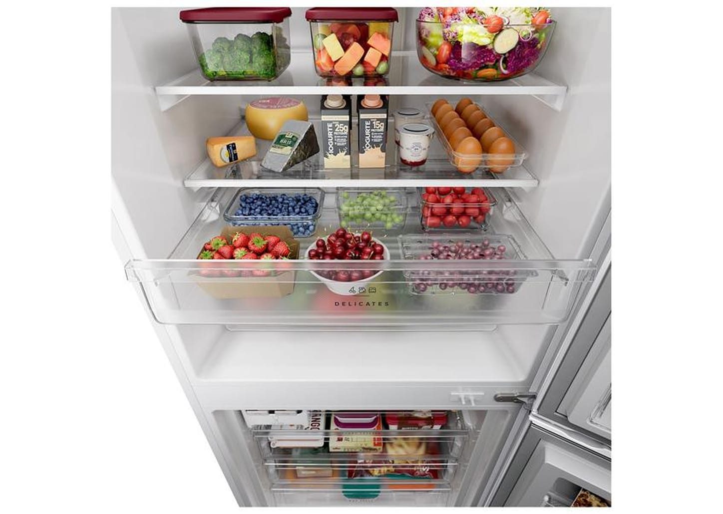 Geladeira/Refrigerador Brastemp Frost Free Inverse Branco 500L BRE66AB Bivolt