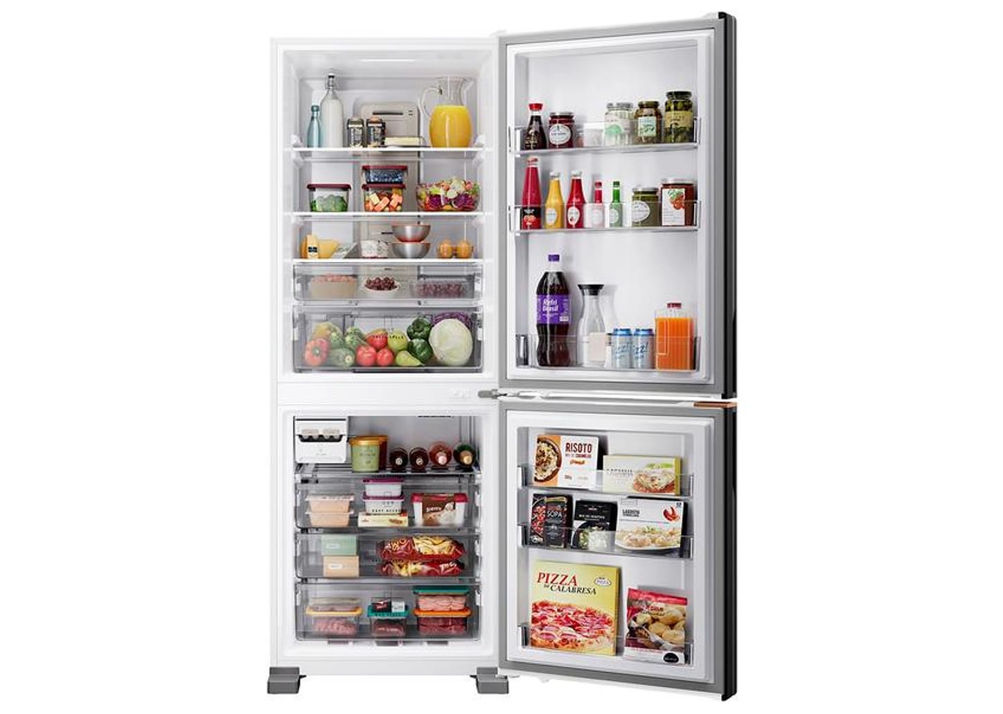 Geladeira/Refrigerador Brastemp Frost Free Inverse Branco 500L BRE66AB Bivolt