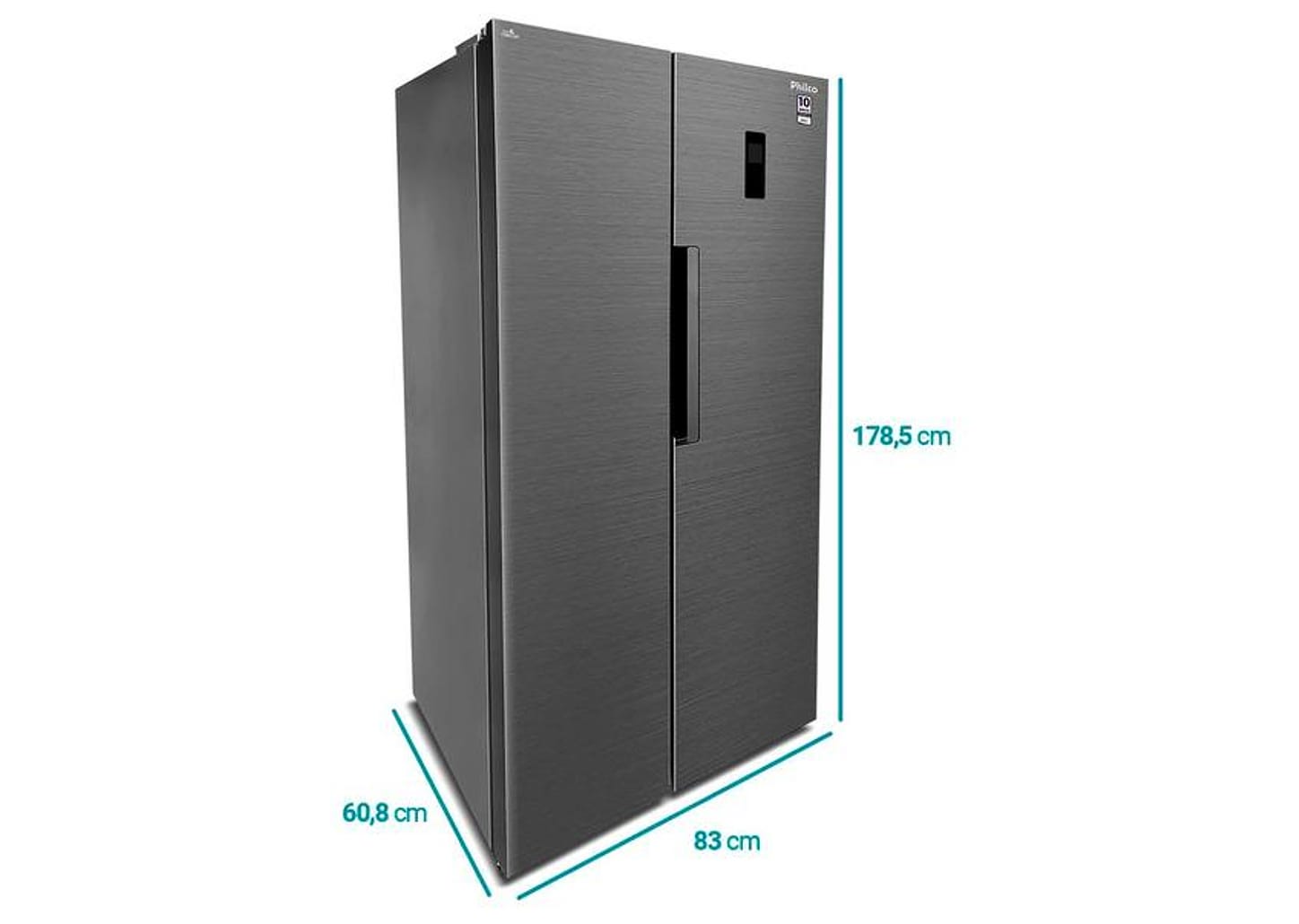 Geladeira/Refrigerador Philco Frost Free Side By Side 460L PRF46C