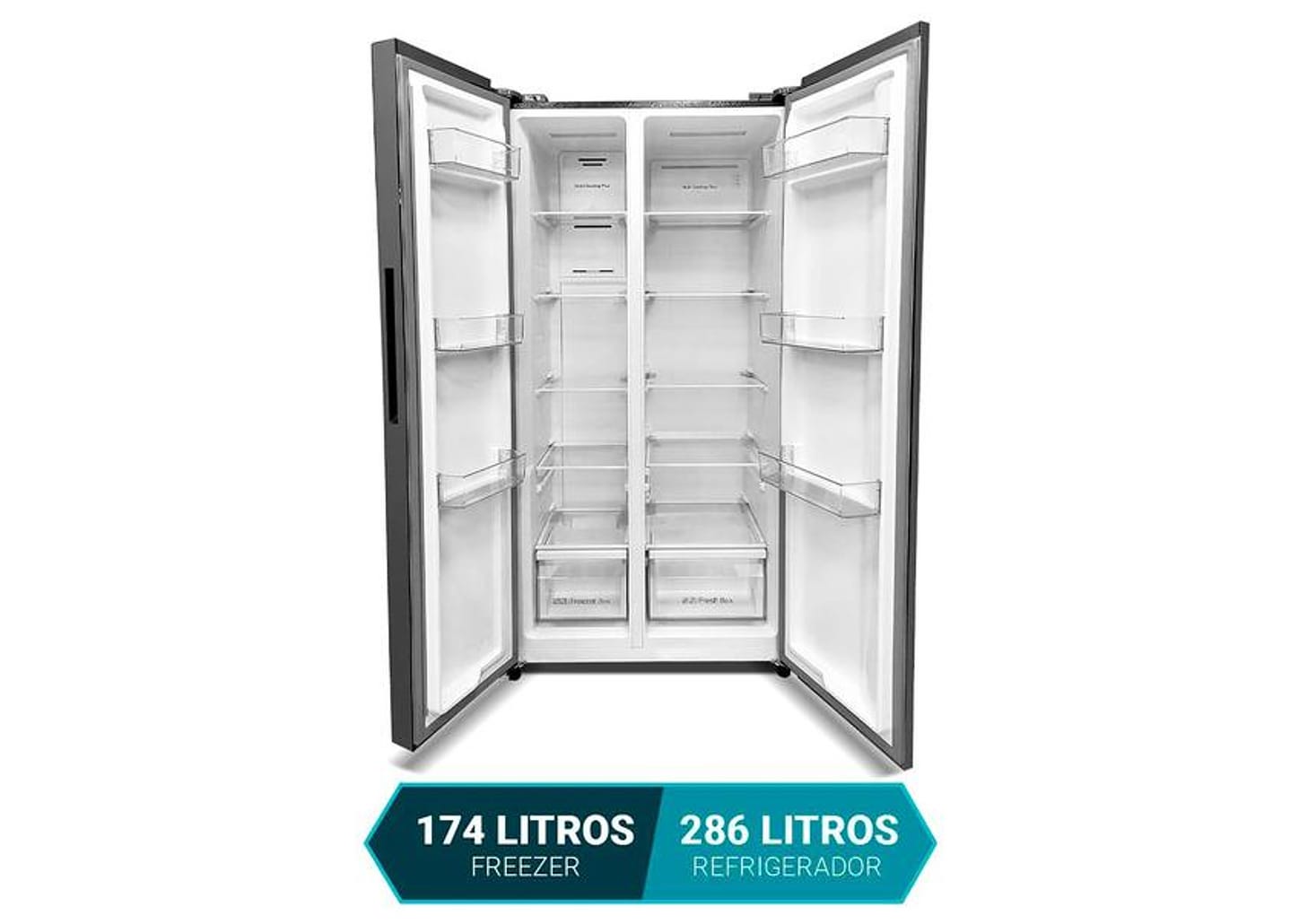 Geladeira/Refrigerador Philco Frost Free Side By Side 460L PRF46C