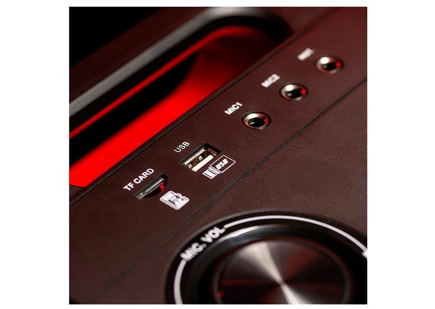 Caixa de Som Torre Amvox ATX 1600M Pancadão Bluetooth 1600W Amplificada