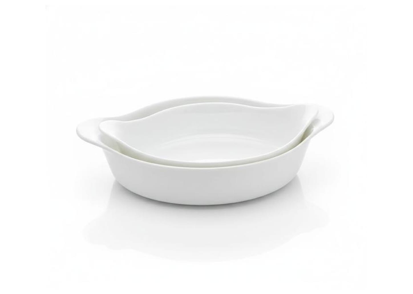 Conjunto de Assadeiras de Vidro Marinex Opaline 2 Peças