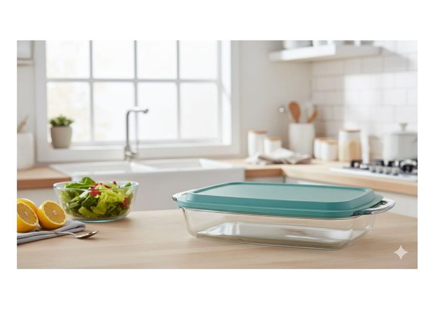 Assadeira de Vidro Retangular Marinex Seletta 23,2x37,1cm