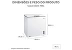 Freezer Horizontal Midea 1 Porta 198L MDRC280SFZ013