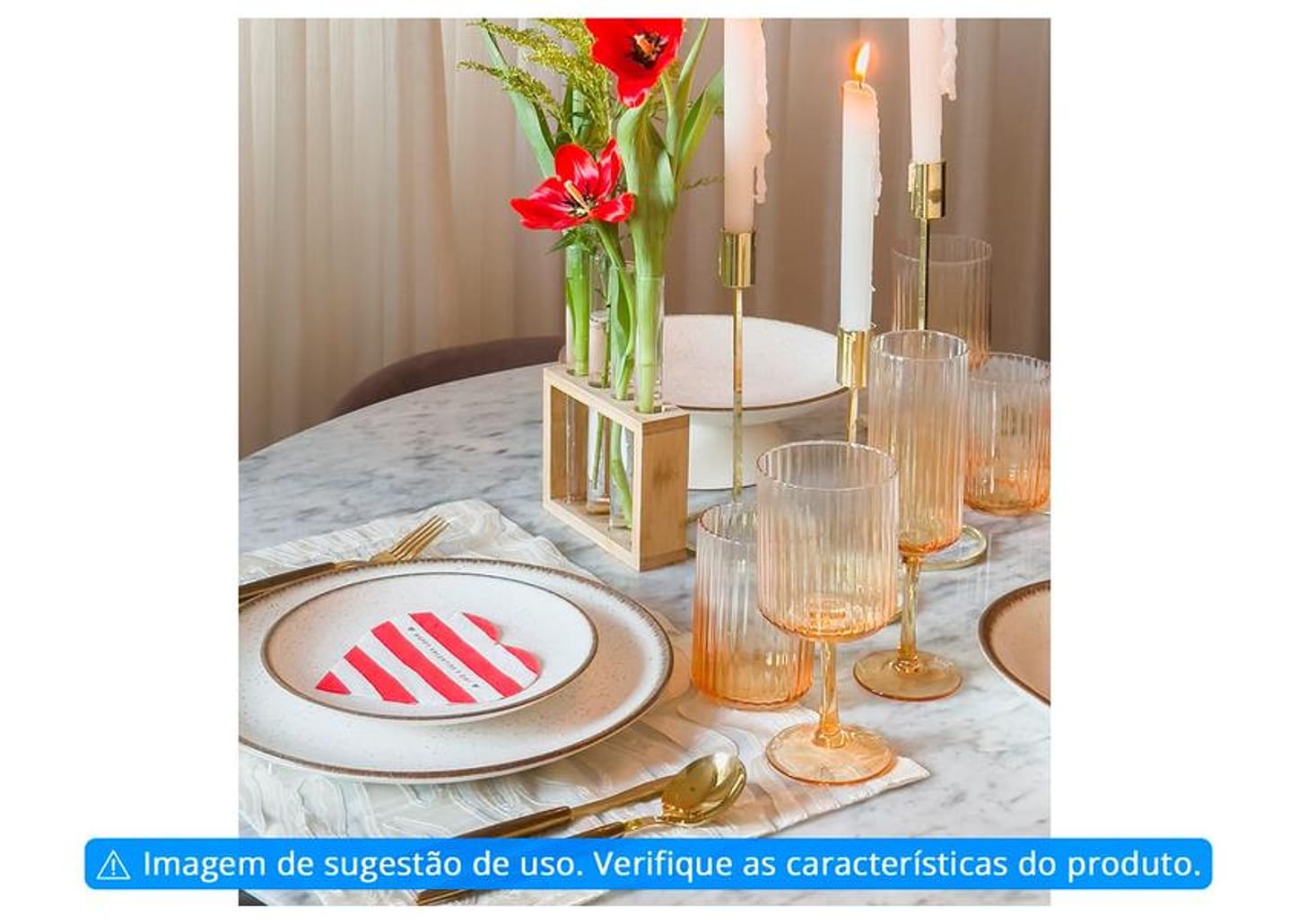 Aparelho de Jantar e Chá 30 Peças Alleanza Redondo Cerâmica Faiança Bege Bege Vanilla