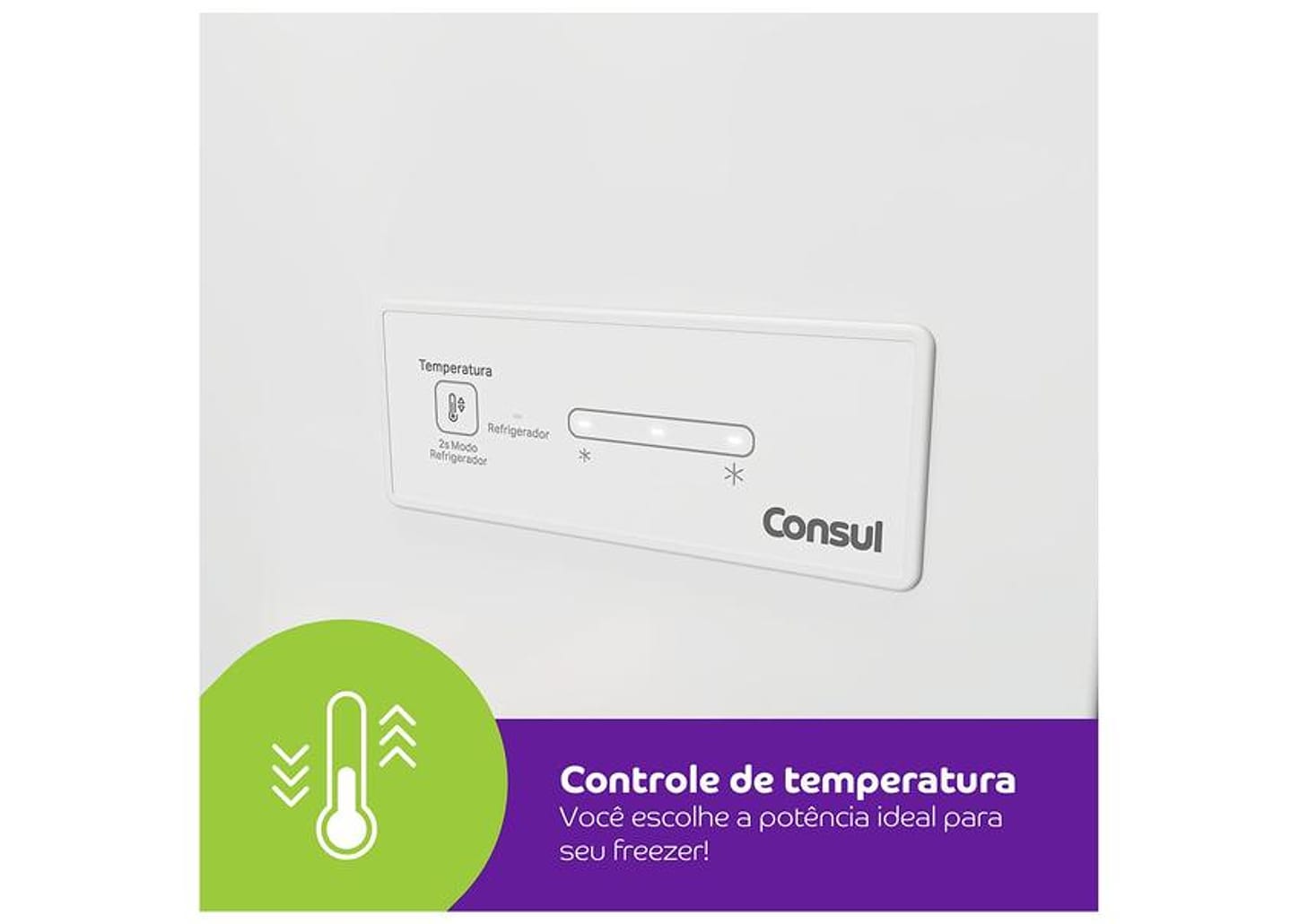 Freezer Horizontal Consul 2 Portas 410L CHB42MB
