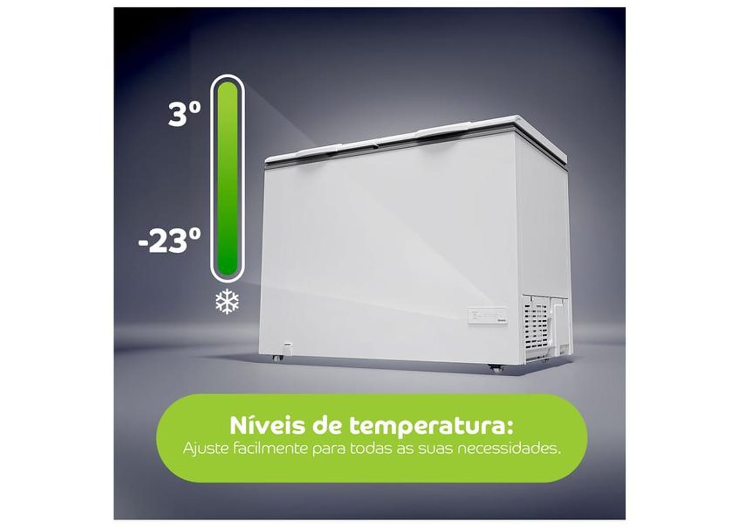 Freezer Horizontal Consul 2 Portas 410L CHB42MB