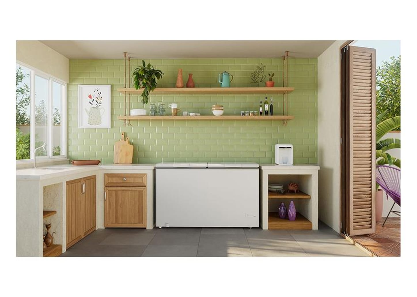 Freezer Horizontal Consul 2 Portas 528L CHB53MB