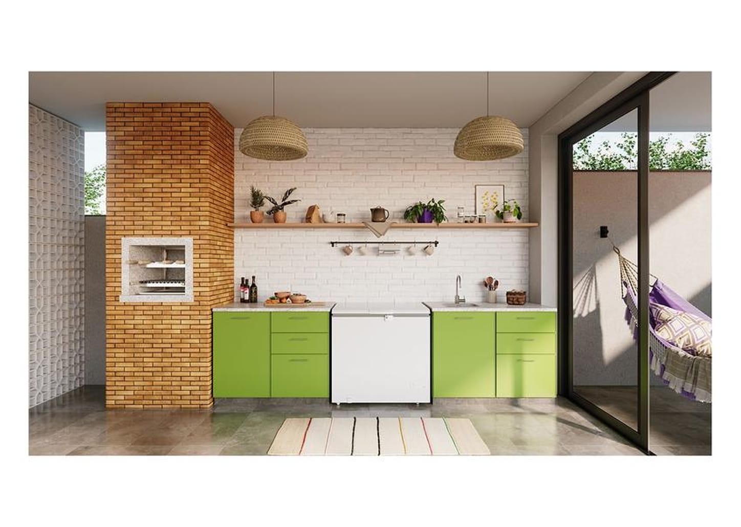 Freezer Horizontal Consul 1 Porta 307L CHA31MB