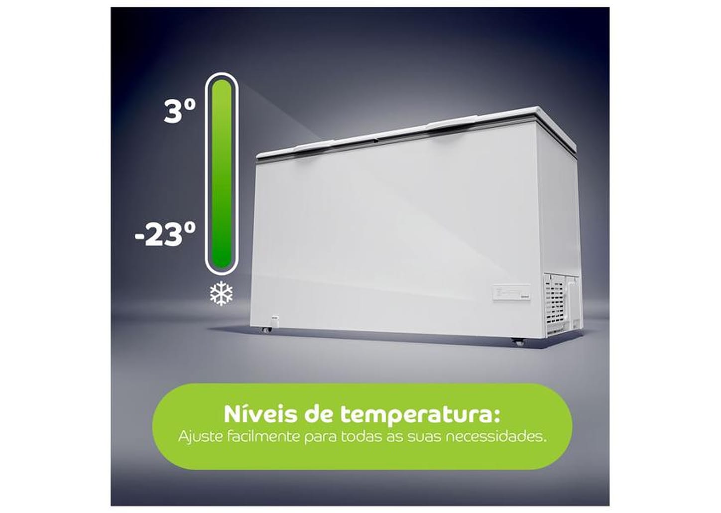 Freezer Horizontal Consul 2 Portas 528L CHB53MB