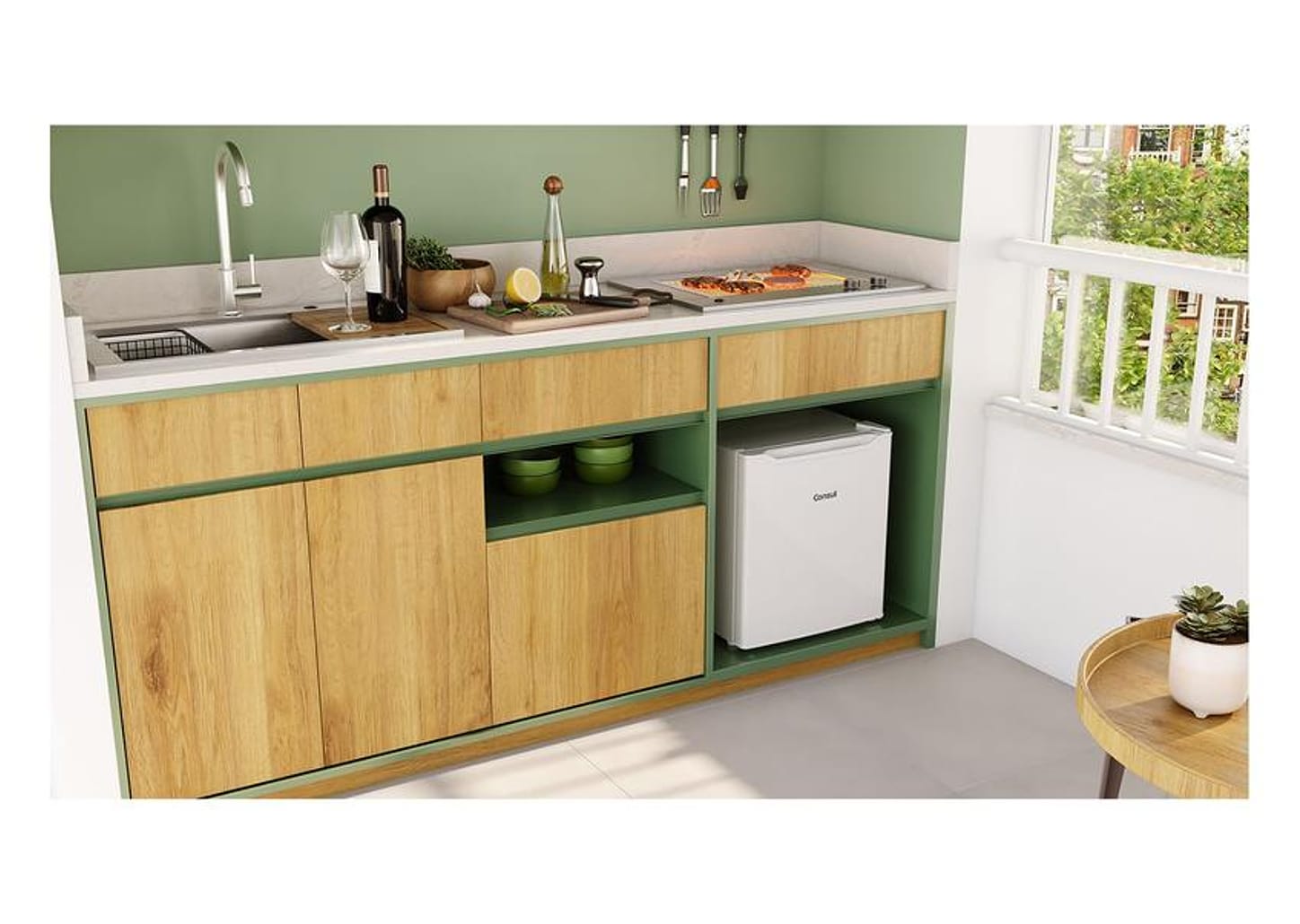 Frigobar Consul 47L Branco CRC04MB