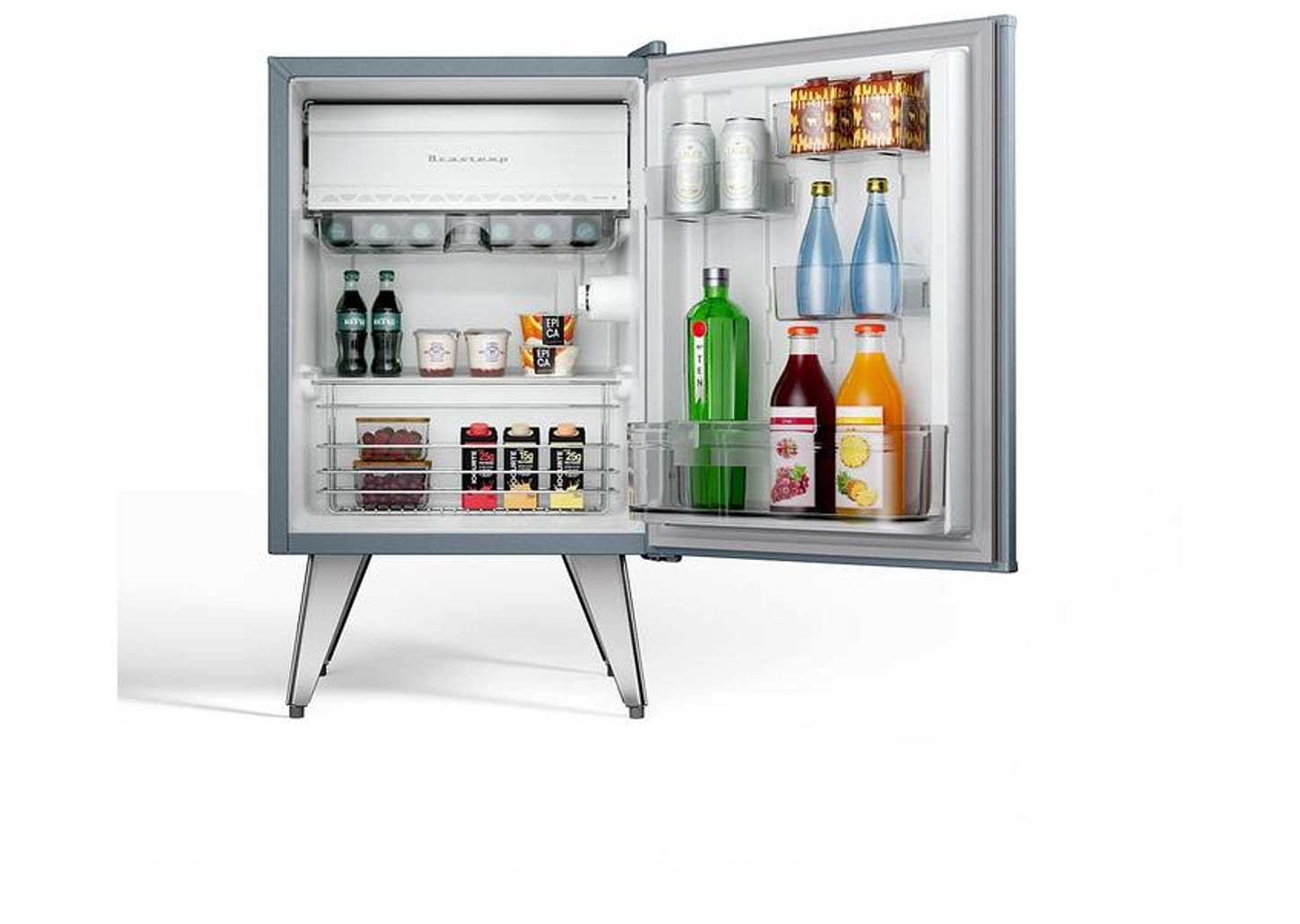 Frigobar Brastemp 76L Azul Zircônio Retrô BRA08MW