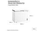 Freezer Horizontal Midea 1 Porta 293L MDRC411FZD013