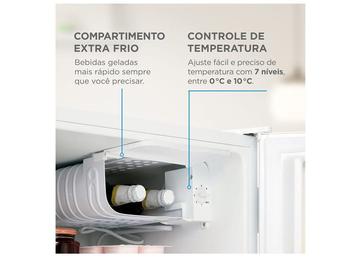 Frigobar Midea 45L Branco MDRD086FGD013