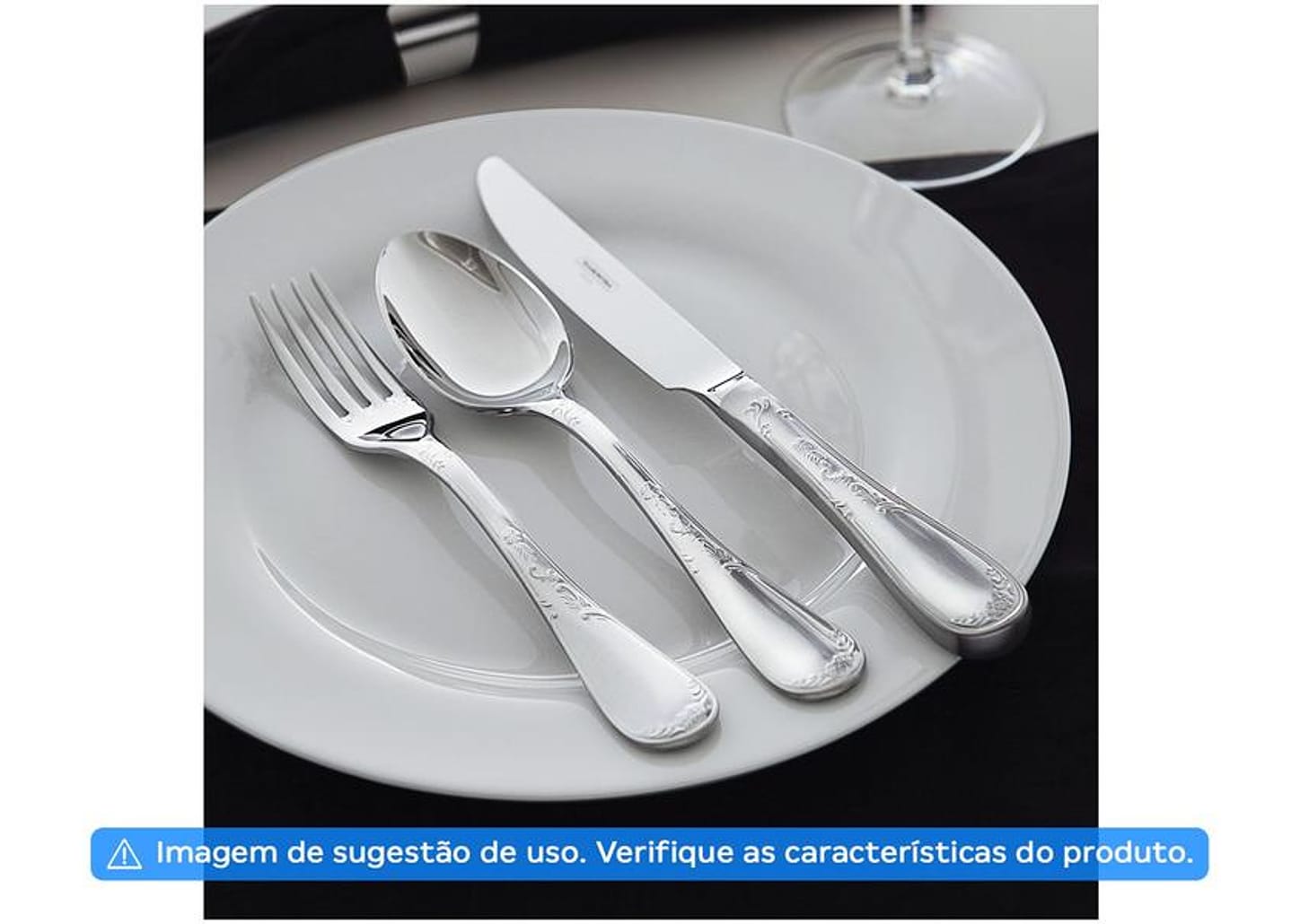 Faqueiro Tramontina Inox 76 Peças Renascença 66929300 com Estojo