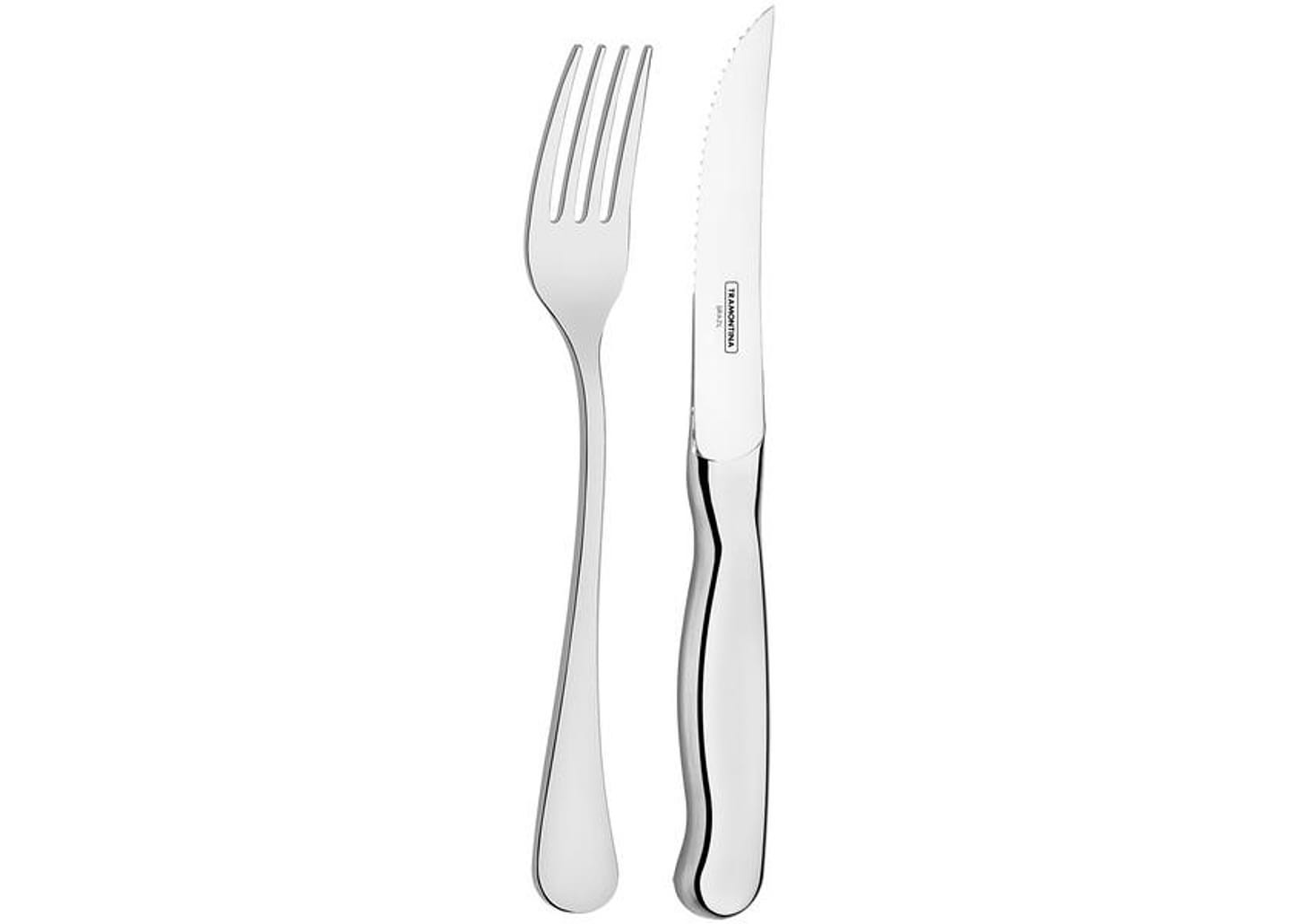 Jogo de Talheres Tramontina Inox para Churrasco Zurique 12 Peças