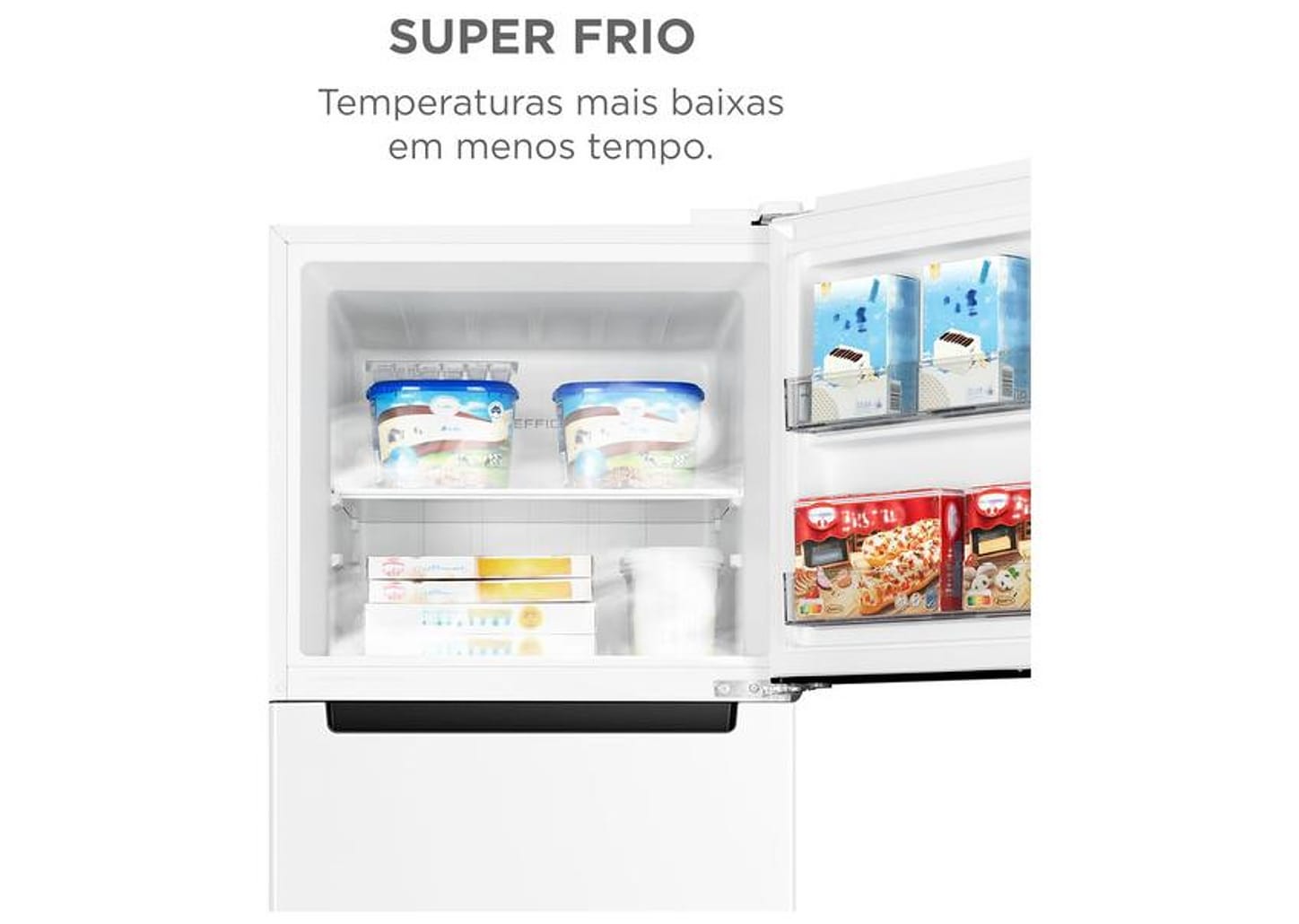 Geladeira/Refrigerador Midea Cycle Defrost Duplex Branca 410L RT554